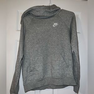 Gray Nike hoodie